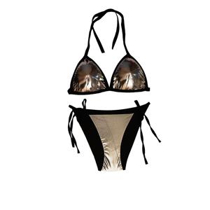 ست شورت و سوتین زنانه کد 131 رنگ نقره ای