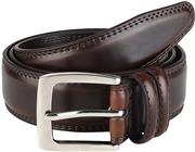 Men's Dress Belt ALL Genuine Leather Double Stitch Classic Design 35mm All Sizes Regular Big and Tall