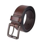 Dockers Men's Casual Leather Belt - 100% Soft Top Grain Genuine Leather Strap with Classic Prong Buckle