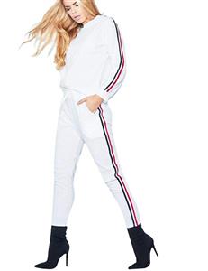 Meflying Women Casual Solid Sports Suit Winter Sweatshirt Pant Tracksuits Pantsuits 