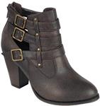 Forever - Women's 3 Buckle Bootie