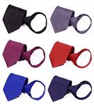 Zipper Ties for Men 6 PCS Pre-tied Necktie Mixed Lot By Tiger Mama