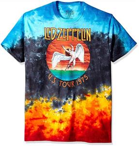 Liquid Blue Men's Led Zeppelin Icarus 1975 T-Shirt 