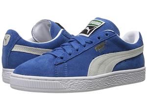 PUMA Suede Classic Sneaker,Olympian Blue/White,7.5 M US Men's