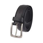 Columbia Men's Casual Leather Belt -Trinity Style for Jeans Khakis Dress Leather Strap Silver Prong Buckle Belt