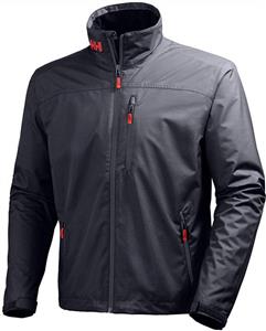 Helly Hansen Men's Crew Midlayer Fleece Lined Waterproof Windproof Breathable Rain Coat Jacket