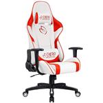 Homall Gaming Chair Racing Office Chair High Back Computer Desk Chair Leather Executive Adjustable Swivel Chair with Headrest and Lumbar Support (Red)