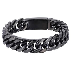 Buy Hermah Heavy Mens Bracelet Chain 316L Stainless Steel Silver