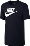 Nike Icon Futura Tee Men's Sport Slim Fit Fitness Cotton Shirt T-Shirt Black/White