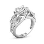 Clearance! WILLTOO Jewelry Fashion Forever Classic Flowers with Tiny Zircon Engagement Wedding Band Ring (Silver, US 9)