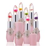 رژ گلدار حرارتی و تقویتی مدل فلاور Lip Stick Flower