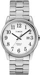 Timex Men's Easy Reader White Dial on a Stainless Steel Bracelet Watch TW2R58400