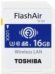 Toshiba FlashAir W-04 16 GB SDHC Class 10 Memory Card