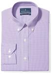 Amazon Brand - BUTTONED DOWN Men's Tailored Fit Gingham Dress Shirt, Supima Cotton Non-Iron