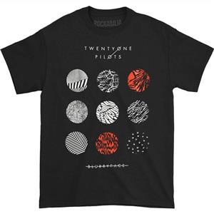 Twenty One Pilots Men's Blurry Face Tee T-Shirt Black