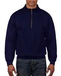 Gildan Men's Fleece Quarter-Zip Cadet Collar Sweatshirt