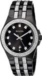 Bulova Men's 98B251 Swarovski Crystal Stainless Steel Watch