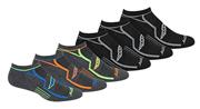 Saucony Men's Multi-Pack Performance Comfort Fit No-Show Socks