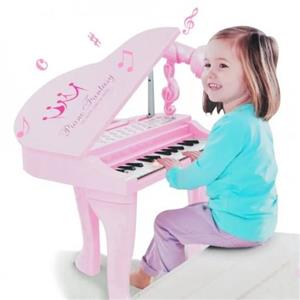 وسایل بازی کودک  Winfun پیانوی موزیکال با میکروفن 