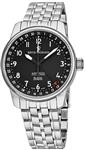 Revue Thommen AirSpeed XLarge Mens Automatic Watch Stainless Steel Band - 40mm Analog Black Face with Second Hand, Date and Sapphire Crystal Watch - Swiss Made Casual Luxury Watches For Men 16050.2137