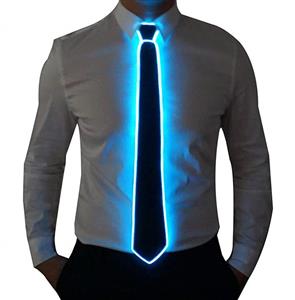کروات LED Light Up Fanny Ties Novelty Necktie For Men LED Light Up Ties Costume Accessory
