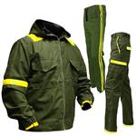 Men's Hooded Green Bomber Versity Twenty One Hi-Quality Cotton Pilots Jacket, Pant and Full Costume