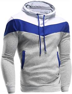 Clearance Sale!Fashion Men's Long Sleeve Patchwork Hoodie Hooded Sweatshirt Tops Jacket Coat Outwear 