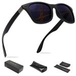 Polarized Sunglasses for Men Women - Memory Material Durable & Lightweight - UV 400 Protection with Case