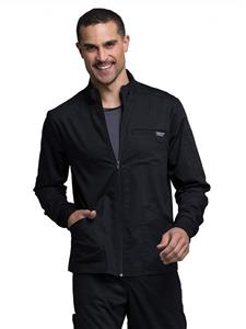 Cherokee Workwear Revolution Men's Zip Front Scrub Jacket 