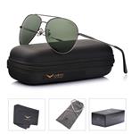 LUENX Aviator Sunglasses for Men Women Polarized- UV 400 with Case