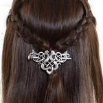 Viking Celtic Hair Sticks Hairpin-Viking Hair Clip Men Antique Silver Hair Sticks Hairpin Triangle Clips for Long Hair Stick Slide Irish Hair Accessories Celtic Knot Hair Pin Viking Jewelry Women