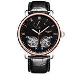 Guanqin Tourbillon Automatic Mechanical Watch Round Men's Roma Number Luminous Wrist Watch Simple Styles GQ16046