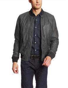 Diesel Men's L-Devra Leather Jacket