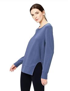 Amazon Brand - Daily Ritual Women's Terry Cotton and Modal Pullover with Side Cutouts