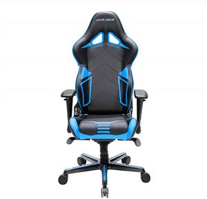 DXRacer Racing Series DOH RV131 NB Office Chair Gaming Carbon Look Vinyle Ergonomic Computer Esports Desk Executive Furniture with Free Cushions Black Blue 