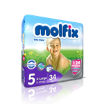 پوشک دوقلو مولفیکس molfix سایز 5