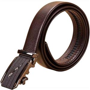 Men's Belt,Genuine Leather Causal Dress for Men with Automatic Buckle Elegant Gift Box 