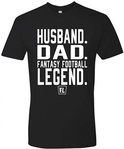 Matthew Berry's Fantasy Life - Husband. Dad. Fantasy Football Legend. Men's T-Shirt