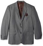 Alexander Julian Colours Men's Big and Tall Single Breasted Modern Fit 2 Button Notch Lapel Suit Separate Jacket