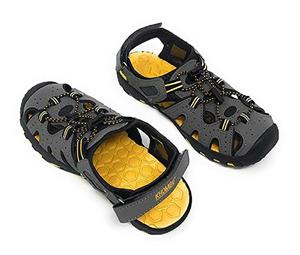 Khombu Kids Athletic Boys Grey Active Sandals 1