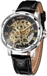 Men's Mechanical Elegant Skeleton Hollow Dial Wrist Watch 