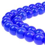 JarTc 7A Natural Blue Agate Bead Stone Loose Beads for Necklace Bracelet Charms Jewelry Making 15