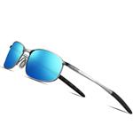 FEIDU Polarized Sport Mens Sunglasses HD Lens Metal Frame Driving Shades FD 9005