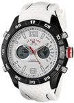 U.S. Polo Assn. Sport Men's US9489 Analog-Digital Display Analog Quartz White Watch