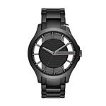A|X Armani Exchange Men's Black IP Stainless Steel Watch