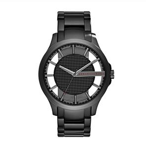 A X Armani Exchange Men's Black IP Stainless Steel Watch 