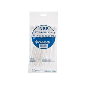 بست کمربندی ان اس اس مدل CM-150M سایز 15سانتی متری NSS CM-150M Nylon Cable Tie 15Cm