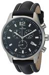 Grovana Men's 7015-9537 Sport Analog Display Swiss Quartz Black Watch