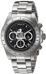 Invicta Men's Disney Limited Edition Japanese-Quartz Watch with Stainless-Steel Strap, Silver, 20 (Model: 22864)