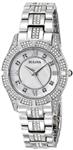 Bulova Women's 31mm Mother Of Pearl Crystal Stainless Steel Watch